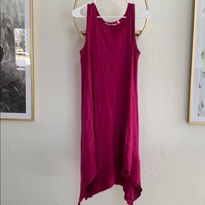 Soft surroundings pink flowy dress